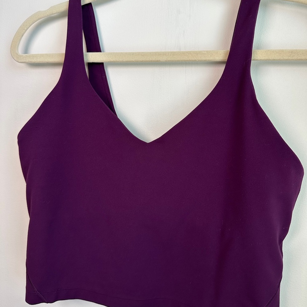 lululemon athletica Plum V-Neck Cropped Tank - Picture 6 of 9